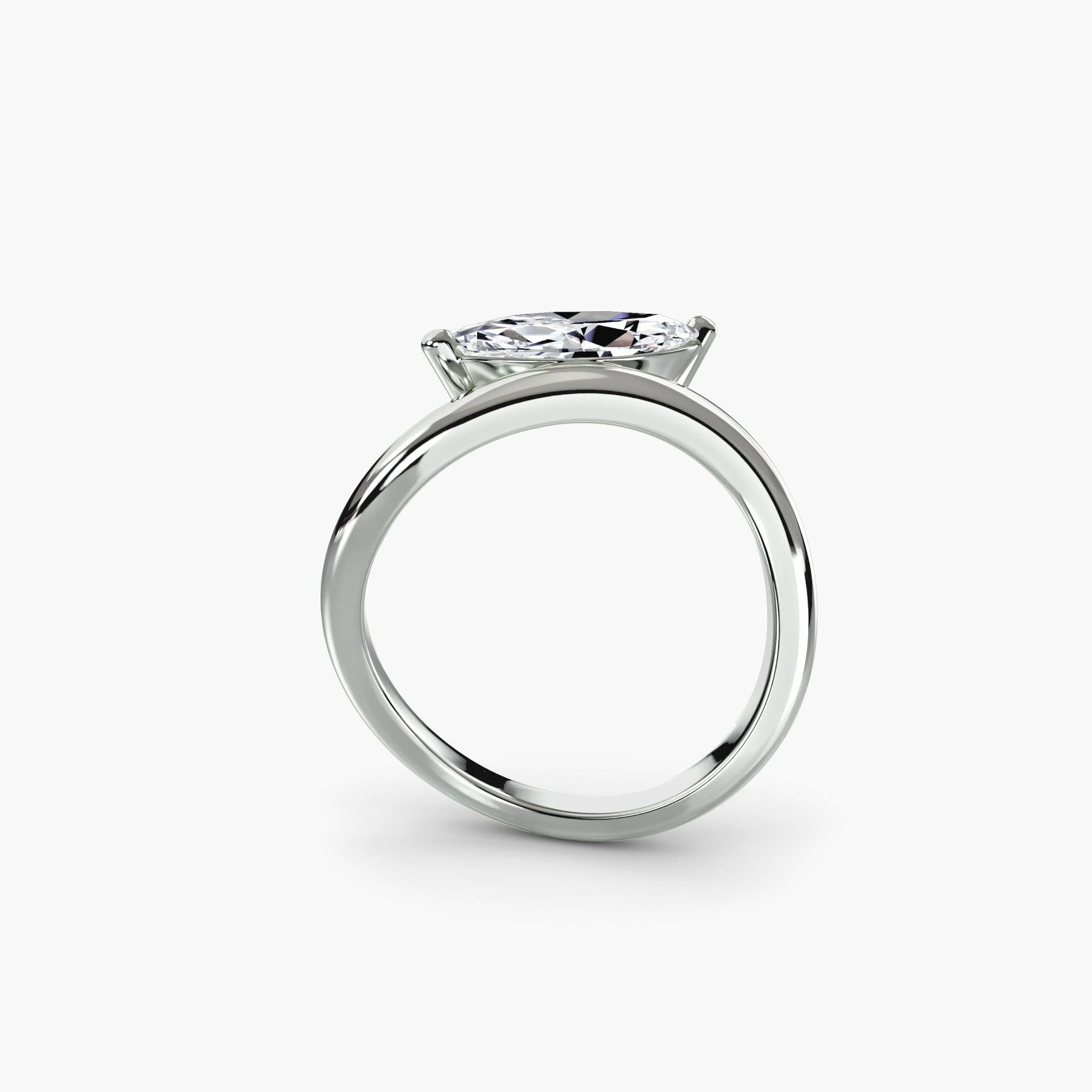 Flow Marquise Solitaire