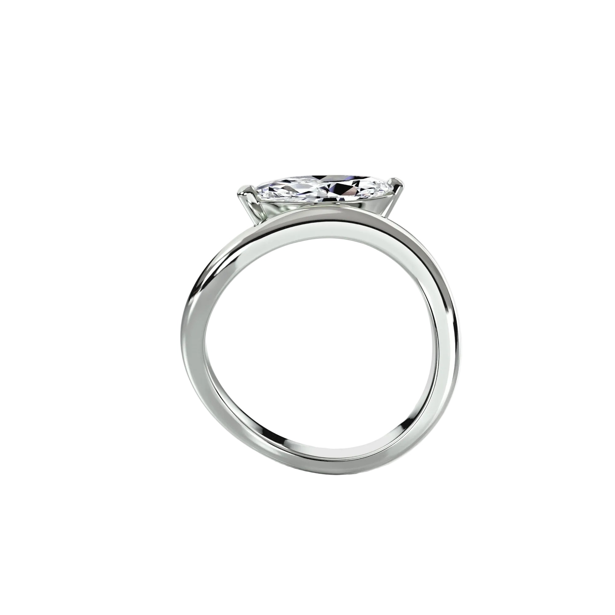 Flow Marquise Solitaire